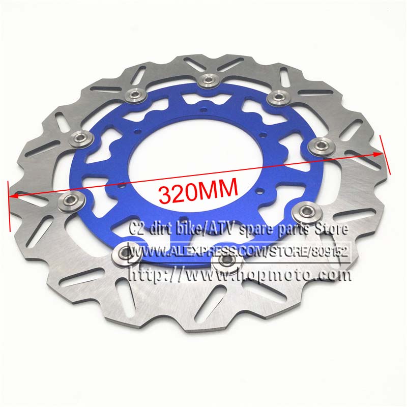 320 مللي متر المعتاد الجبهة ال - مراجعة Floating Brake Disc 320Mm Supermoto وسعره