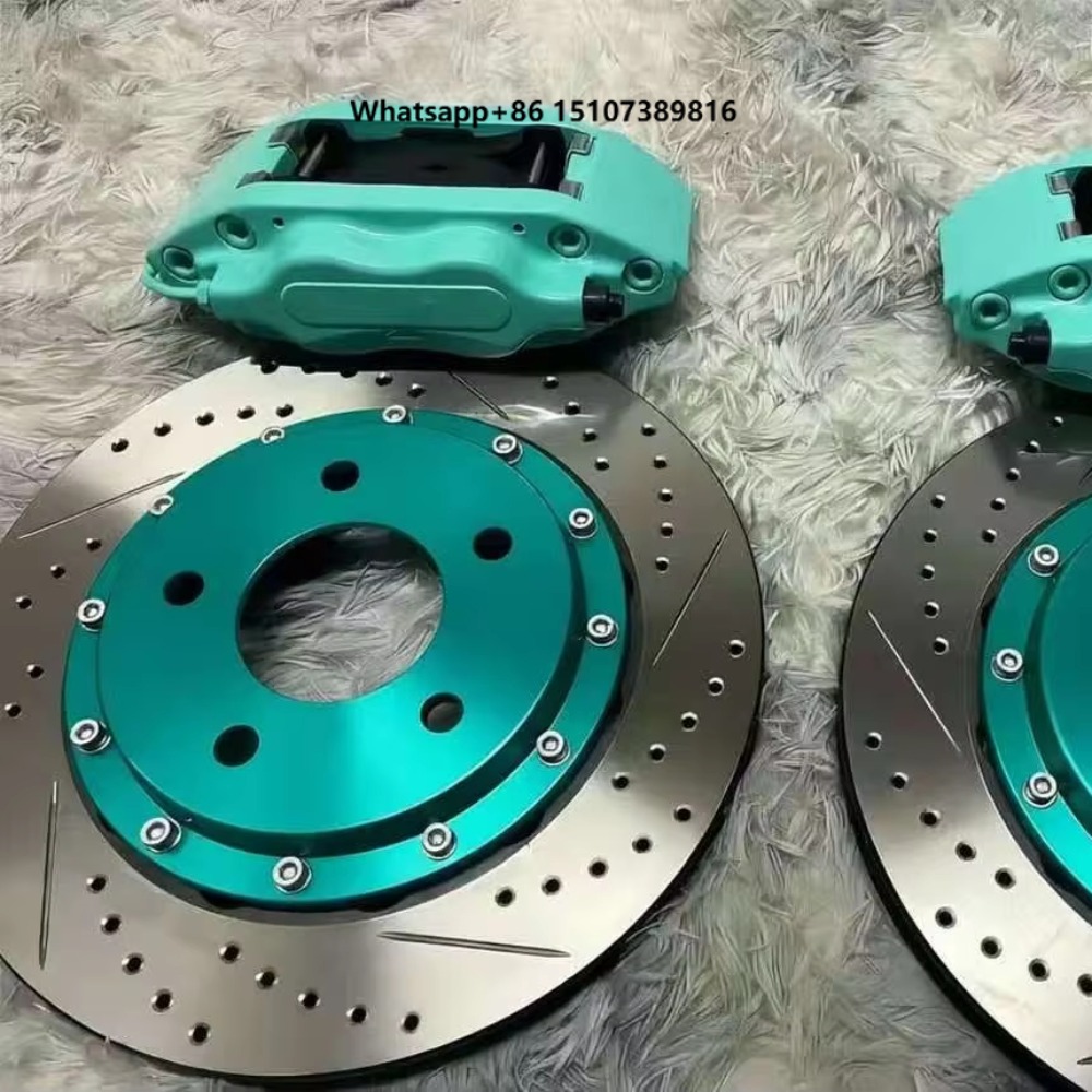مجموعة فرامل سباق جديدة عالية  - مراجعة Forged Front Brake Caliper 4 Piston وسعره